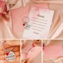 GEBETTER Regalo Día Madre 1*Llavero Original Mamá con Corazón + 1*Tarjeta Felicitación Mama Te Quiero + 1*Sobre Rosado, Regalo