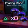 Luz Iconos PlayStation - Lámpara Oficial con 3 Modos, Decoración Gamer Reactiva a Sonido