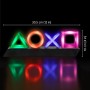 Luz Iconos PlayStation - Lámpara Oficial con 3 Modos, Decoración Gamer Reactiva a Sonido