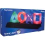 Luz Iconos PlayStation - Lámpara Oficial con 3 Modos, Decoración Gamer Reactiva a Sonido