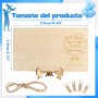 DPKOW Mamá Regalo Día de la Madre Original, Marco de Fotos Día de la Madre Mamá Marco Fotos con Pinzas para Madre Regalo