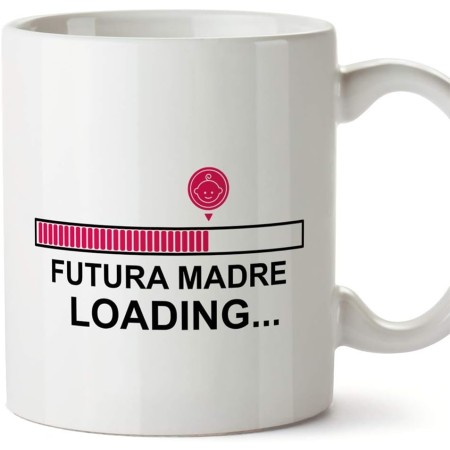 MUGFFINS Taza Mamá (Madre Cargando() - Regalos Originales y Divertidos para el Día de la Madre
