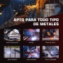 ARCCAPTAIN Soldador Inverter de 200 A con Pantalla LED Grande, Maquina de Soldar TIG ARC/Lift con Control sinérgico, Inversor