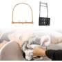 Fonowx Equipo para lavabo de champú, marco de circulación de agua, metal, uso flexible, accesorios profesionales para cama de