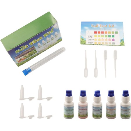 Sumsoctober Equipo profesional del análisis del suelo de 10Ml para NPK y para la medición del pH para la agricultura y la