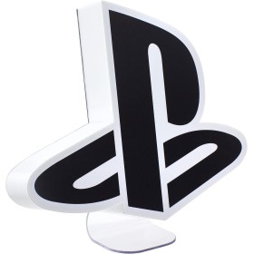 Luz logo PlayStation - Producto oficial, 3 modos de luz, iluminación reactiva al sonido para decoración de juegos u oficina,