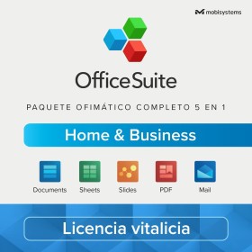 OfficeSuite Home & Business - Licencia de Por Vida - Documents, Sheets, Slides, PDF, Mail & Calendar para Windows
