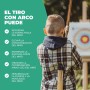 Abowllon® Set de Arco y Flechas de Madera con 12 Flechas, Carcaj, Bolsa de Almacenamiento & 4 Dianas | Arco para Principiantes,