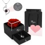 LAC FOR You Rosa Eterna Natural Preservada con Collar - Regalo Dia de la Madre, Regalos Originales para Mujer Aniversario o