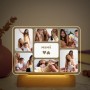 Transparent Gift Lámpara Personalizada con Seis Fotos Mamá. Regalos Día de la Madre. Regalos Originales para Mujer. Regalos para
