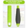 Kit de limpieza de ventanas de 3,6 metros, equipo limpiador extra largo 2 en 1, herramienta profesional de limpieza de vidrio