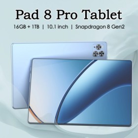 Pad 8 Pro-tableta con pantalla completa de 10,1 pulgadas, 120Hz, Snapd