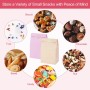 AFASOES 30 Pcs Bolsas de Regalo de Papel 24*13*8 cm Kraft Bolsas Papel Kraft Sin Asas Bolsas Chuches Bolsas Cumpleaños Bolsas