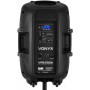 Vonyx VPS152A Altavoces autoamplificados Pack de 2 Altavoces Activo/Pasivo Bluetooth portátiles de 1000W, 15 Pulgadas, micrófono