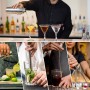 LIVEHITOP Juego Coctelera, 12 Piezas Juego Preparación Cócteles con Coctelera 750 ml, Equipo Barman Profesional para Bar,