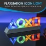 Luz logo PlayStation - Producto oficial, 3 modos de luz, iluminación reactiva al sonido para decoración de juegos u oficina,