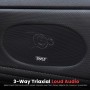 Pyle Par de altavoces estereo, 3 vias, 240W 5x7”, Triaxial, Audio profesional, Coche, Auto, Compatible con montaje en