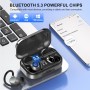 POMUIC Auriculares Inalámbricos Deportivos, 2023 Auriculares Bluetooth 5.3, 120H de Reproducción con Cancelacion Ruido ENC,