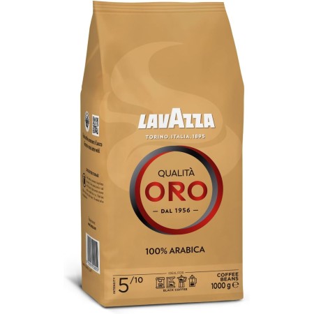 Lavazza, Qualità Rossa, Café en Grano Natural, Ideal para la Máquina de Café Espresso, con Notas Aromáticas de Chocolate y