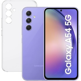 SAMSUNG Galaxy A54 5G (256GB, 8GB de RAM) Smartphone Android Color Violeta, Pantalla Infinity-O FHD+ de 6,4 Pulgadas, Batería de