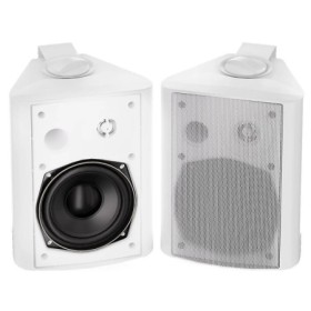 Herdio 2 uds altavoces para interiores y exteriores con cable impermea