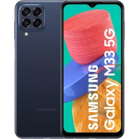 Samsung Galaxy M33 5G (128 GB) Azul - Teléfono Móvil Libre, Smartphone Android con 6GB de RAM (Exclusivo de Amazon) (Versión
