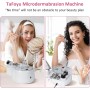 TaFoyu 3 en 1 Dispositivo Profesional de Dermoabrasión, Microdermoabrasión Diamante Equipo de Salón de Belleza Facial Uso