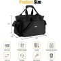 Bolsa de DJ, bolsa organizadora de archivos de cable de DJ con separadores desmontables y parte inferior acolchada, bolsa de