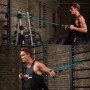 Odoland Set Bandas Elasticas de Fitness con 5 Bandas Elásticas de Resistencia, Loop Band, Asas, Correas de Tobillo, Anclaje para