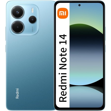 Xiaomi Redmi Note 14 8GB + 256GB Global Edition Smartphone 6.67 Pulgadas AMOLED Pantalla Azul(no Charger)