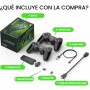 Consola Stick HDMI 15 Emuladores + 20.000 Videojuegos Retro 2 Mandos Inalámbricos Juegos Clásicos Tarjeta 64GB - Regalo