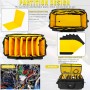 LEFOR·Z Bolsa organizadora de Archivos de Cable para Equipo de DJ, con separadores Desmontables y Parte Inferior Acolchada,