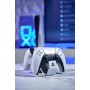 PowerA Cargador Rápido Dual para 2 x Mandos Inalámbricos DualSense, Estación Doble de Carga para Mandos de Sony PlayStation 5