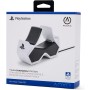 PowerA Cargador Rápido Dual para 2 x Mandos Inalámbricos DualSense, Estación Doble de Carga para Mandos de Sony PlayStation 5