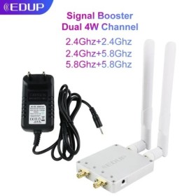 EDUP Booster-extensor de señal WiFi de doble banda, amplificador de po