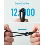Anker PowerLine II - Cable 3 en 1, Lightning/Tipo C/Micro USB para iPhone, iPad, Huawei, HTC, LG, Samsung Galaxy, Sony Xperia y