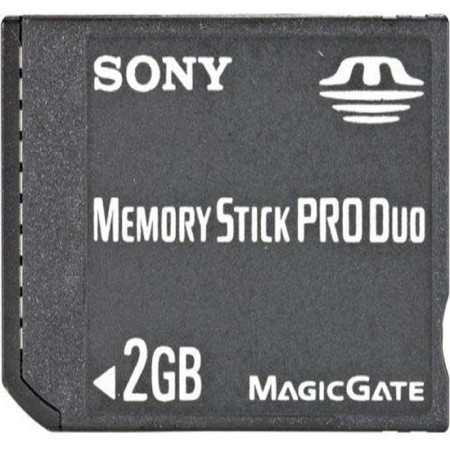 Sony AC-MSPD2 memoria flash - Tarjeta de memoria (2 GB, Memory Stick PRO Duo (MS Pro Duo), Negro, Rojo)