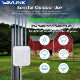 Extensor/AP/repetidor WIFI inalámbrico resistente a la intemperie para