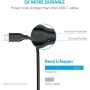 Anker Cable USB C, Powerline USB 3.0 a USB C Cable de Carga (3 pies) con Resistencia de tracción de 56 K Ohm para Samsung Galaxy