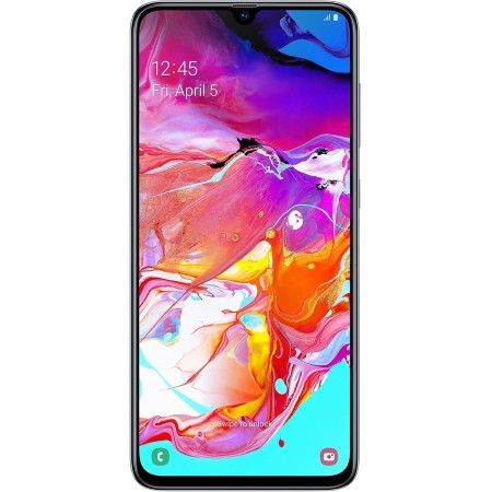 Samsung Galaxy A70 - Smartphone (17,0 cm (6,7 pulgadas), 128 GB de memoria interna, 6 GB de RAM, Dual Sim, color blanco -