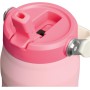 Stanley Flip Straw 2.0 Botella Agua Acero Inoxidable Con Pajita 1.06L - 15 Horas Fría - 3 Días Helada - Acero Inoxidable - Sin
