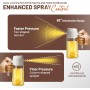 PORTENTUM Pulverizador aceite spray 2 en 1 aceitera spray pulverizador, Botella de vidrio de 500 ml / 17 oz para Freidora de