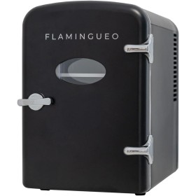 Flamingueo Mini Nevera, 4 Litros, 12V/220V, Para Habitación, Cosméticos, Bebidas, Función Frío y Calor, Balda Extraíble