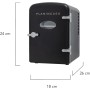 Flamingueo Mini Nevera, 4 Litros, 12V/220V, Para Habitación, Cosméticos, Bebidas, Función Frío y Calor, Balda Extraíble