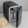 Flamingueo Mini Nevera, 4 Litros, 12V/220V, Para Habitación, Cosméticos, Bebidas, Función Frío y Calor, Balda Extraíble