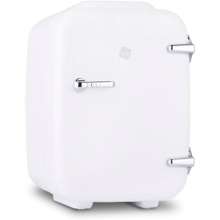 NK Mini Nevera Portátil, 4 Litros de Capacidad, Funcionamiento 12V-220V, Función Enfriamiento y Calentamiento, Para Cosméticos y