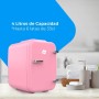 NK Mini Nevera Portátil, 4 Litros de Capacidad, Funcionamiento 12V-220V, Función Enfriamiento y Calentamiento, Para Cosméticos y