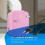 NK Mini Nevera Portátil, 4 Litros de Capacidad, Funcionamiento 12V-220V, Función Enfriamiento y Calentamiento, Para Cosméticos y