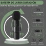2 Pcs Micrófono inalámbrico para iPhone, iPad, Android, PC, con USB-C, Microfonos de Solapa con Clip para Grabación de Vídeo,