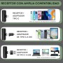 2 Pcs Micrófono inalámbrico para iPhone, iPad, Android, PC, con USB-C, Microfonos de Solapa con Clip para Grabación de Vídeo,